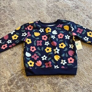 Floral Kids Sweatshirt - Multicolor